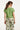 25120 Top Licht Stretchy Crinkle V-Hals | Light Green
