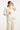 25130 Te Pinstripe Linnen Blazer | White - Black