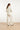 25130 Te Pinstripe Linnen Blazer | White - Black
