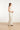 25131 Te Pinstripe Linnen Broek | White - Black
