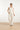 25131 Te Pinstripe Linnen Broek | White - Black