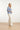 25136 Broderie Anglaise Top met V-Hals en 3/4 Mouwen – Smashed Lemon | Cobalt - White