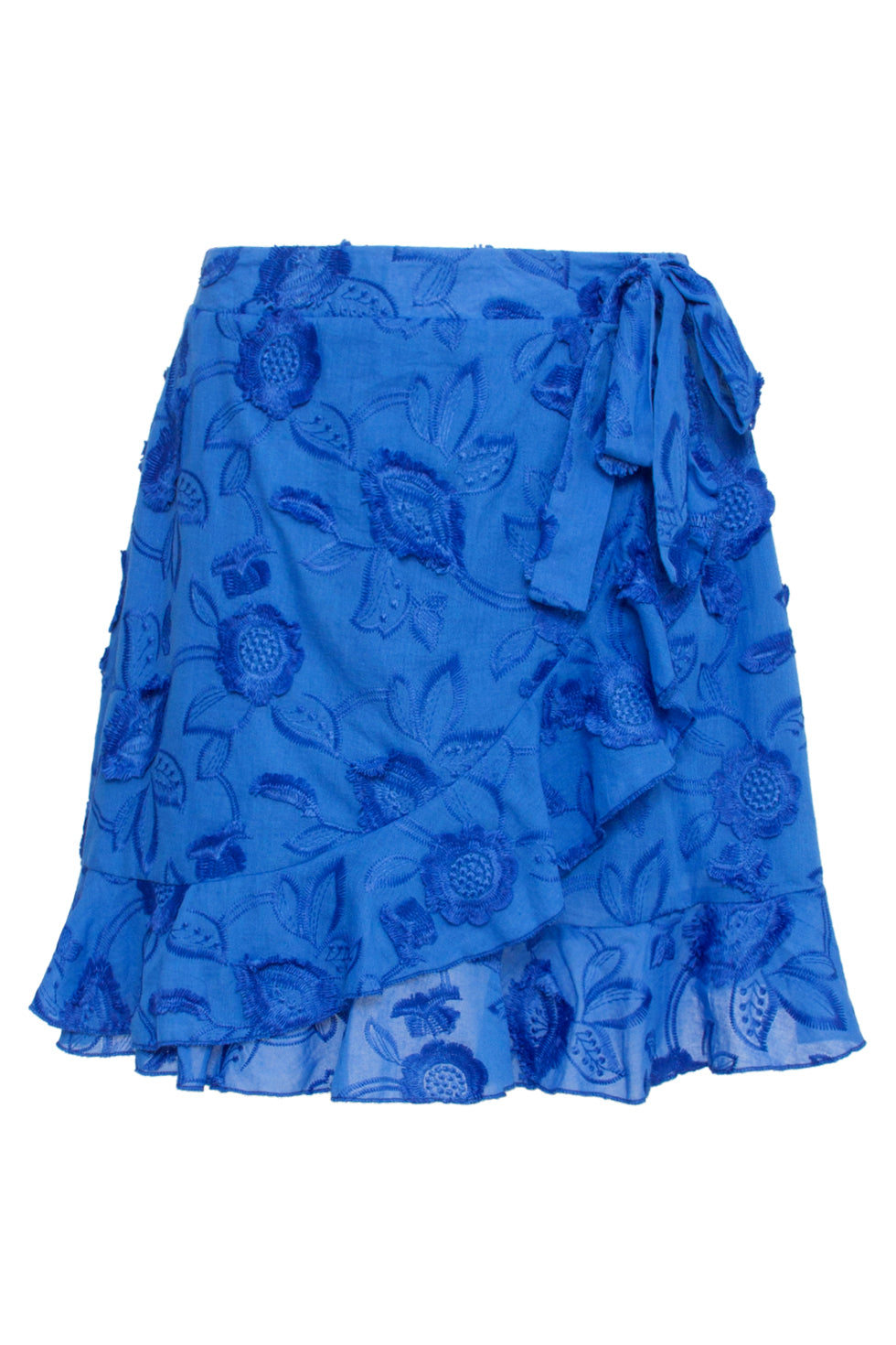 25139 Cobalt 3D Bloemen Rok | Cobalt