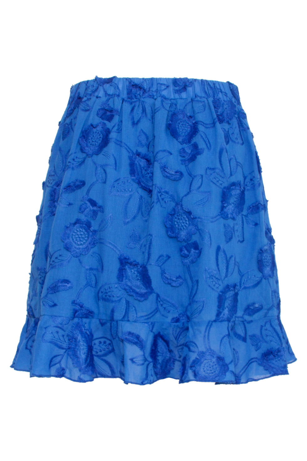 25139 Cobalt 3D Bloemen Rok | Cobalt Blue