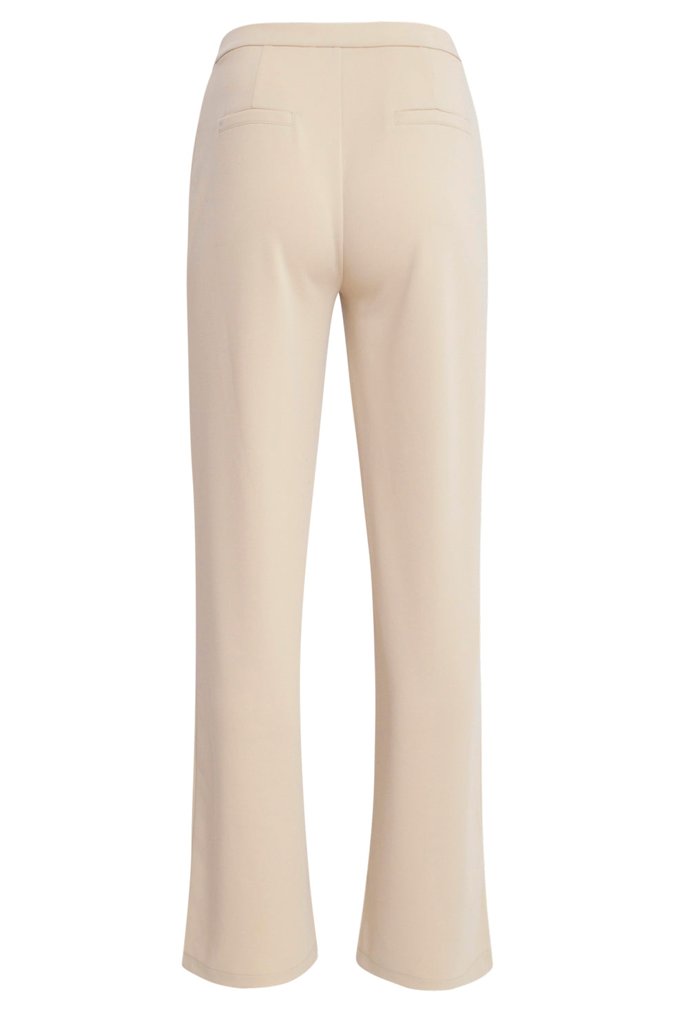 25140 Wide Straight Leg Stretch Broek | Sand