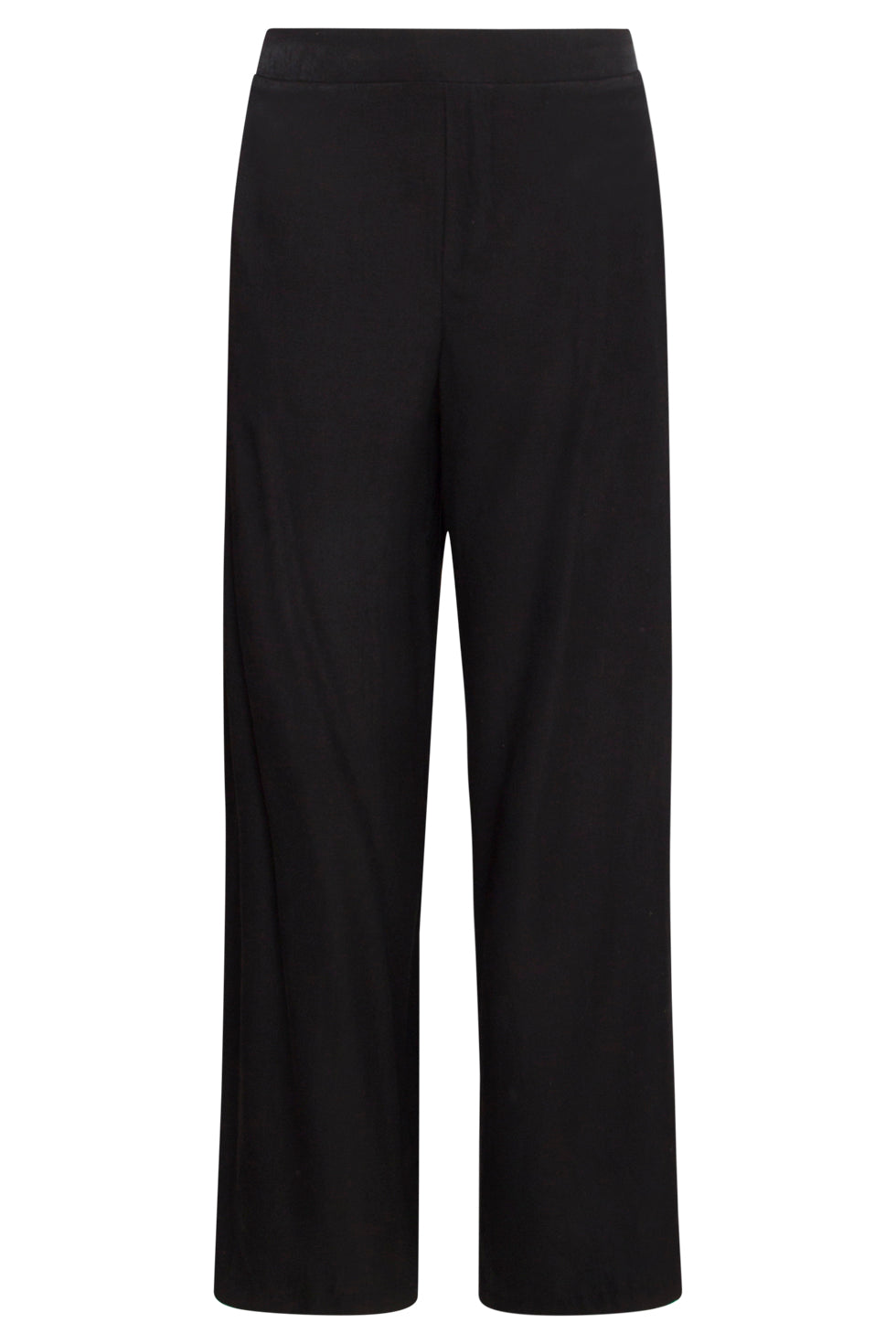 25141 E Rayon Satin Broek | Black
