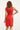 25145 Mouwloze Getailleerde Jurk | Red