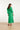 25146 Fel Midi Brie Anglaise Jurk Met Knoopsluiting | Green