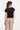 25148 E Linnen Top Met V-Hals | Black