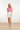 25148 Linnen Top Met V-Hals | Pink