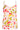 25158 Top Met Multi Bladerenprint | White - Muticolour