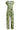 25160 Leaf Print Stretch Jumpsuit | Army - Light Green
