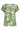 25161 Bladprint Stretch Top Met V-Hals | Army - Light Green