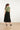 25161 Bladprint Stretch Top Met V-Hals | Army - Light Green