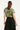 25161 Bladprint Stretch Top Met V-Hals | Army - Light Green
