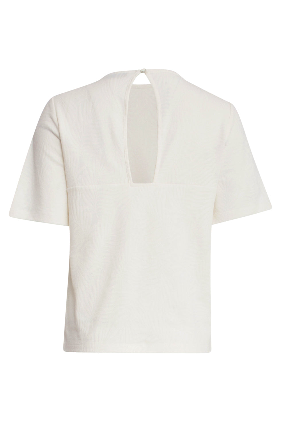 25169 Bladtextuur Top | White