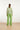 25177 Lime Linnen Broek | Light Green