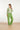 25177 Lime Linnen Broek | Light Green