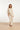 25190 Katoenen Gilet Met Aztec Borduursels | Off White - Sand