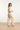 25190 Katoenen Gilet Met Aztec Borduursels | Off White - Sand