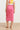 25205 Denim Midi Rok | Pink