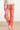 25209 Satijnen Broek Met Peach Bloemenprint | Peach - Muticolour