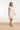 25213 Waterfall Styled Satijn Jurk | Sand