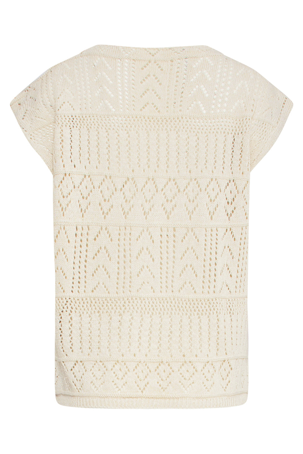 25215 Crochet Top | White