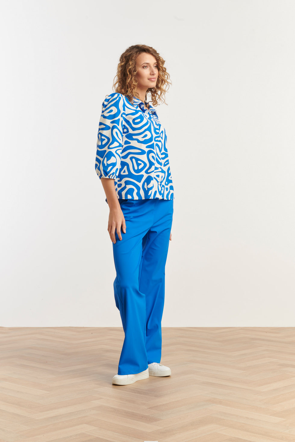 25233 Wijde Broek Van Travel Kwaliteitcobalt | Cobalt Blue