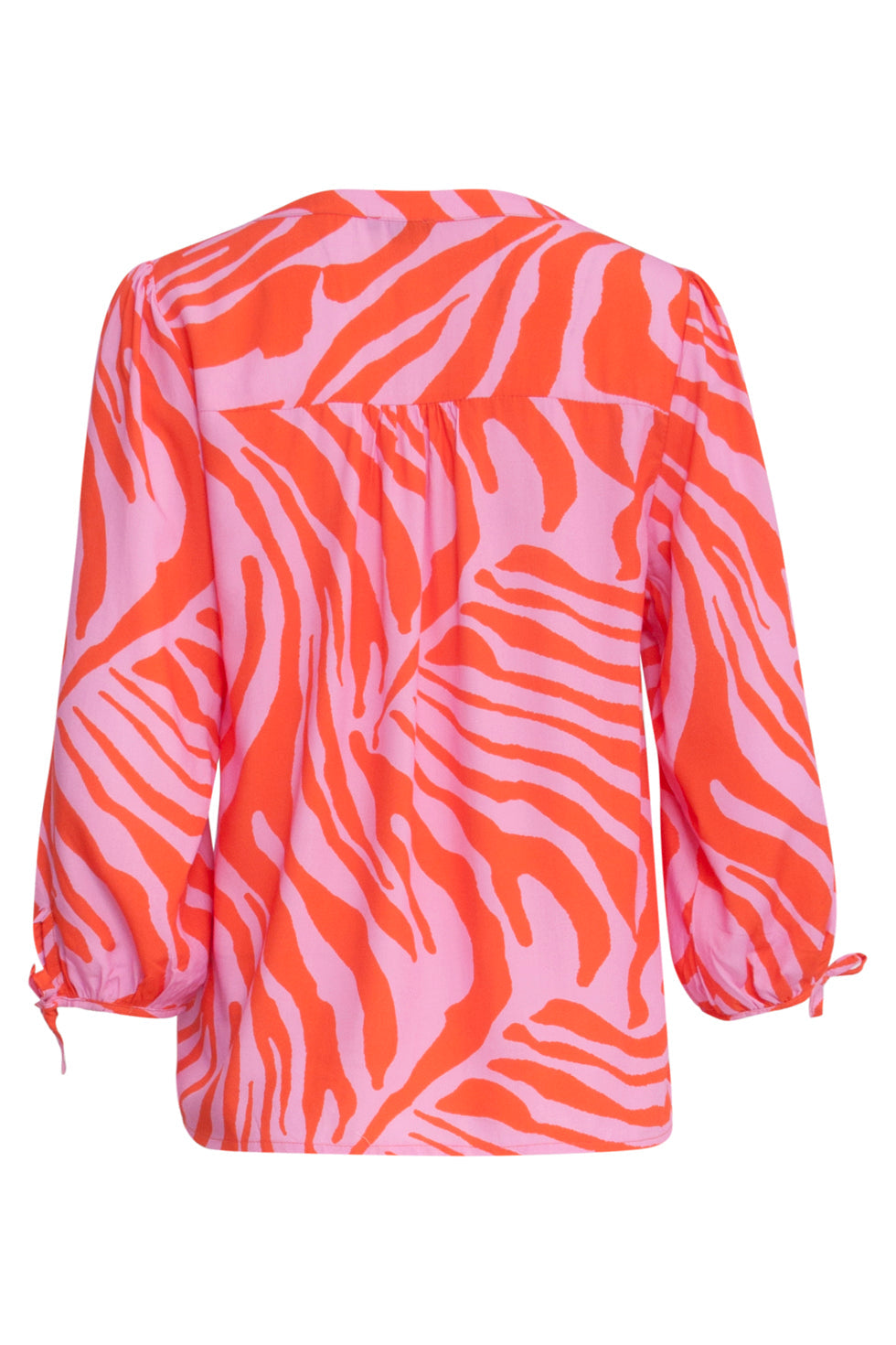 25264 Top Met Dierenprint | Pink-Orange