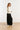 25265 Off White Knitted Cardigan Met E Contrast Details | Off White - Black