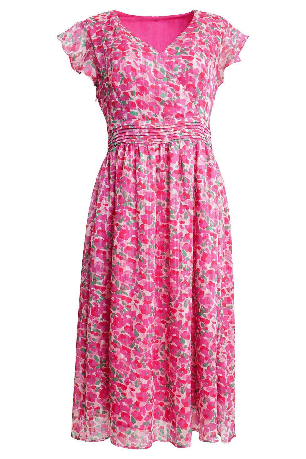 25344, Jurken | Fuchsia - Muticolour