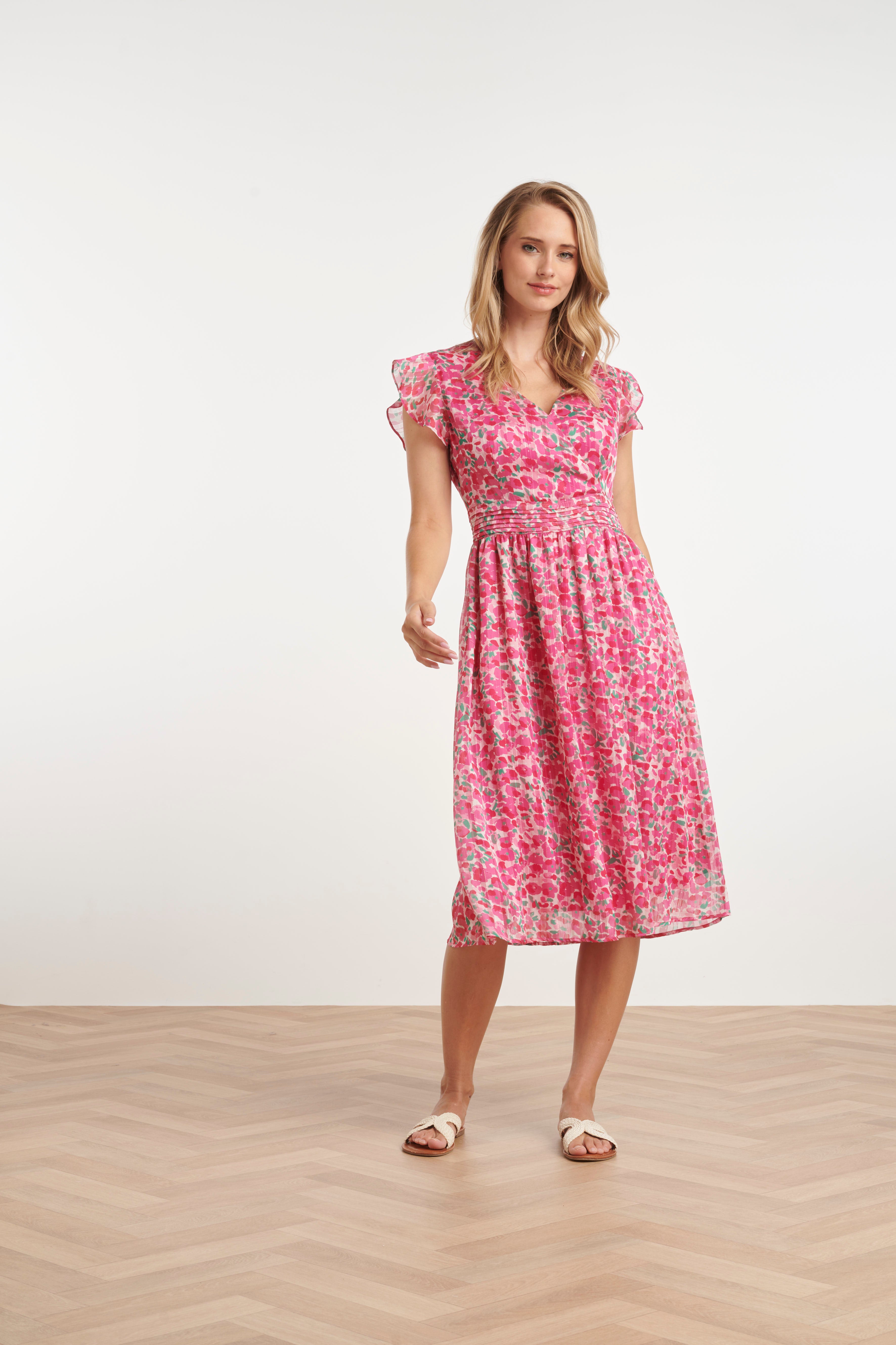 25344, Jurken | Fuchsia - Muticolour