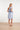 25348, Jurken | Light Blue - White