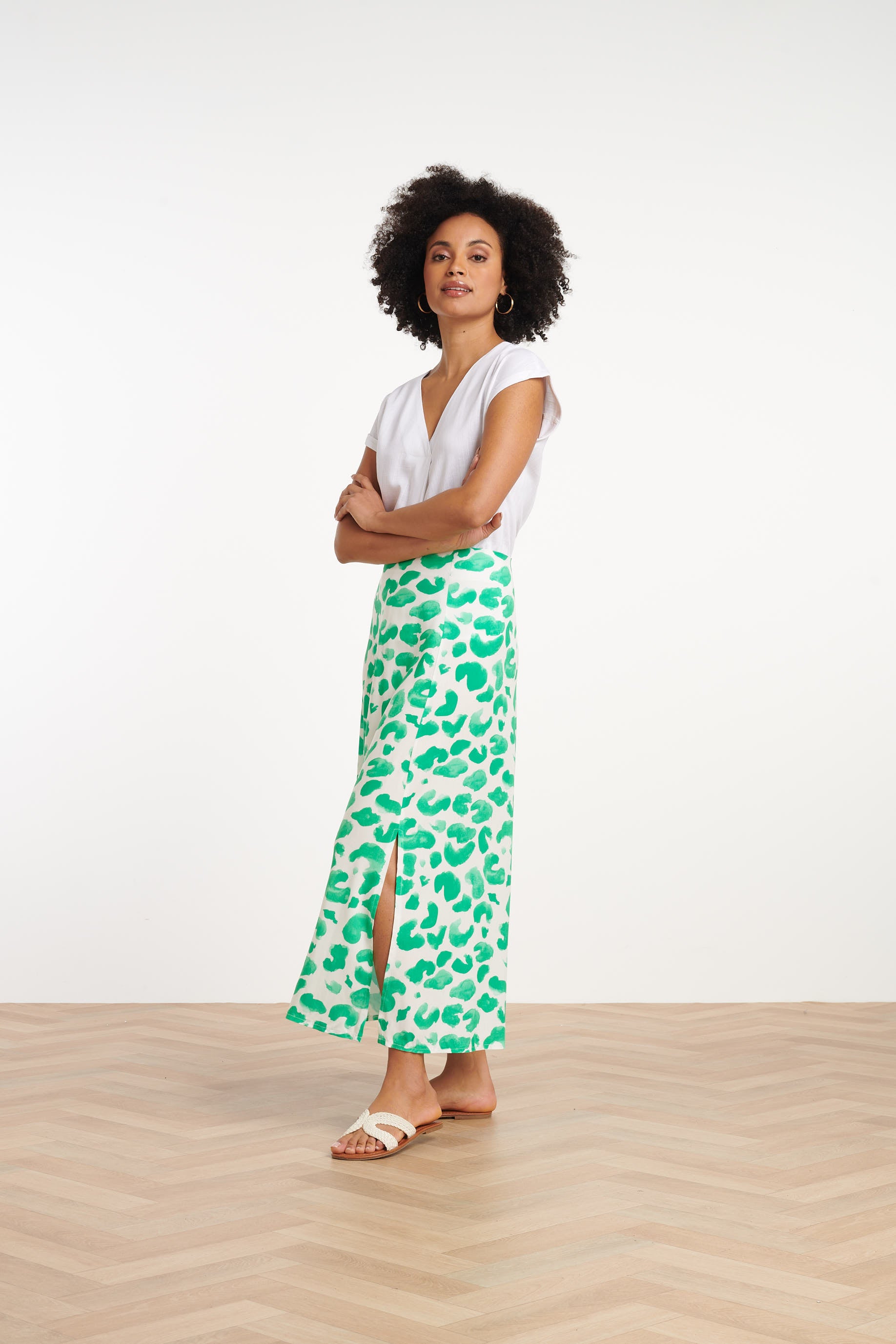 25411, Rokken | White-Green
