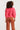 25500 Smashed Lemon Gebreide Losvallende Damestrui | Cerise