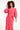 25501 Smashed Lemon Damesgebreide Midi Jurk | Cerise