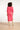 25501 Smashed Lemon Damesgebreide Midi Jurk | Cerise