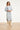 25501 Smashed Lemon Damesgebreide Midi Jurk | Light Blue