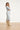 25501 Smashed Lemon Damesgebreide Midi Jurk | Light Blue