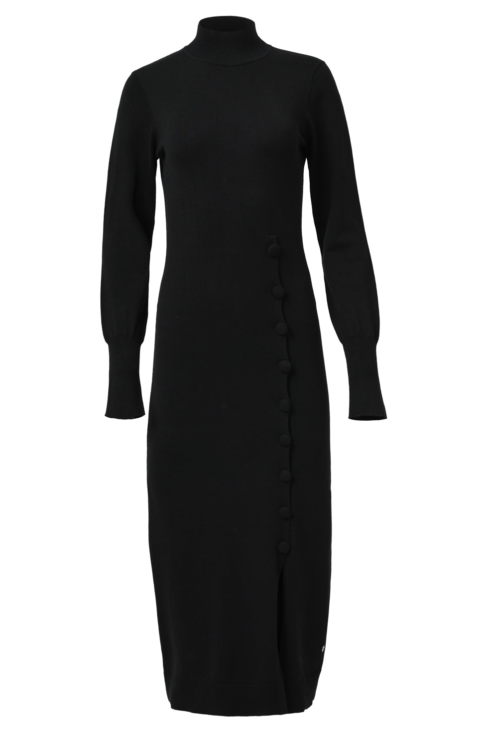 25503 Damesgebreide Jurk Met Lurex | Black