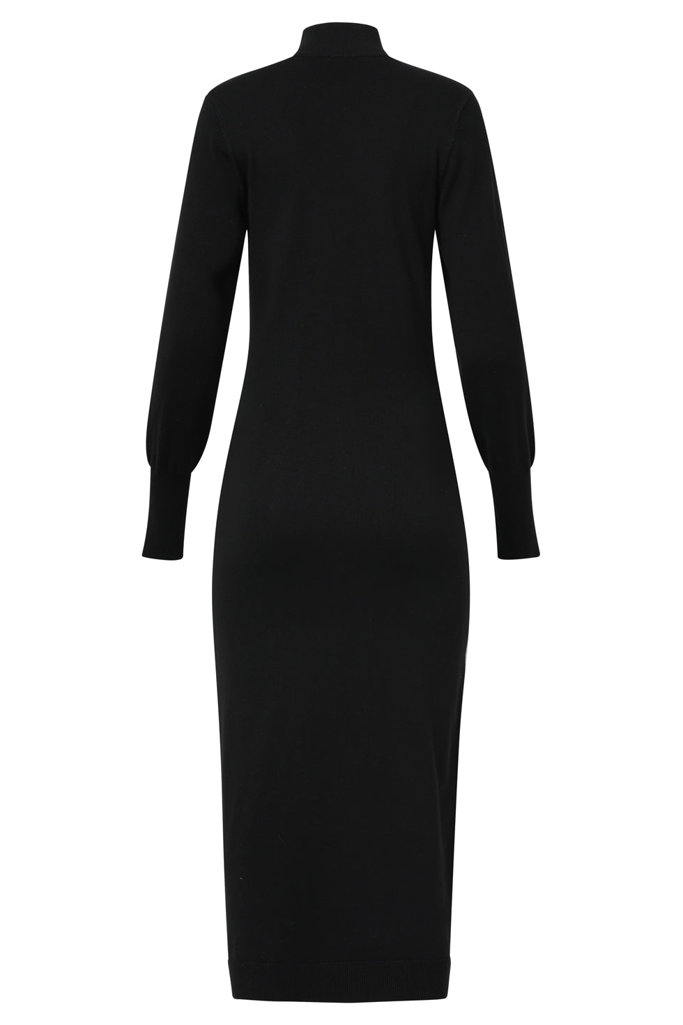 25503 Smashed Lemon Damesgebreide Jurk met Lurex | Black
