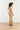 25503 Smashed Lemon Damesgebreide Jurk met Lurex | Sand