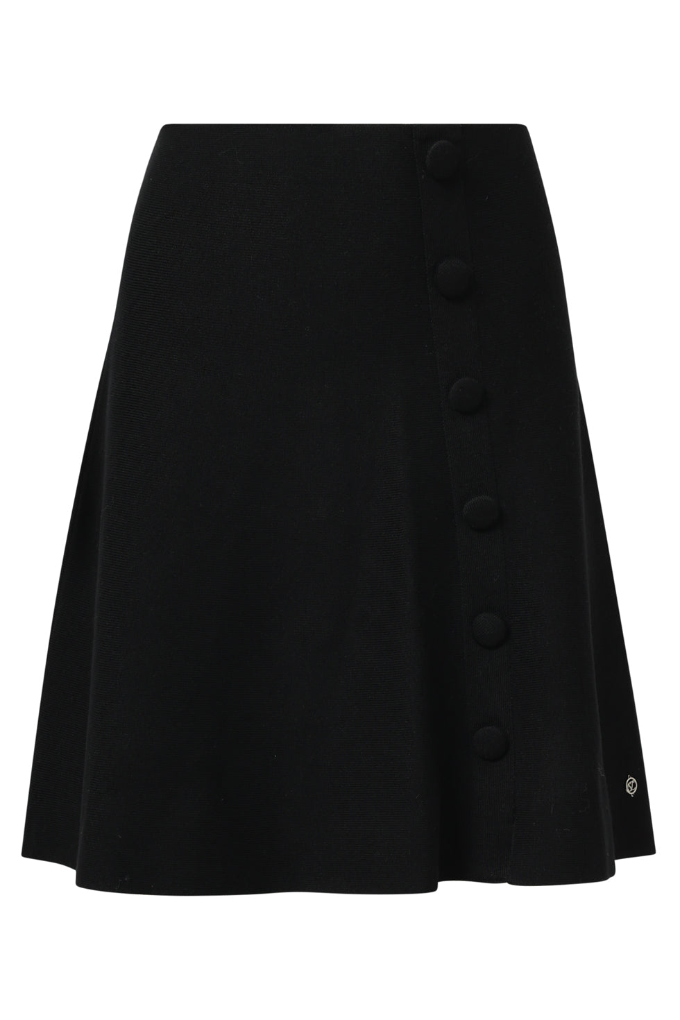 25506 Smashed Lemon Damesgeknoopt Gebreide Rok | Black