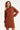 25507 Smashed Lemon Damesgestructureerd Gebreide Jurk | Cognac