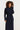 25510 Smashed Lemon Damesgebreide Maxi Jurk | Navy