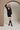 25512 Smashed Lemon Damescontrast Gebreide Jurk | Black - Off White