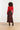 25513 Smashed Lemon Damesgestreept Gebreide Top | Red - Bordeaux
