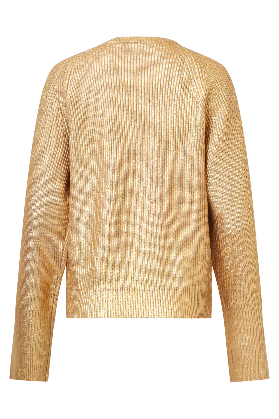 25519 Smashed Lemon Gebreide Gelakt Damestop | Gold