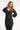 25520 Smashed Lemon Dameslurex Gebreide Midi Jurk | Black
